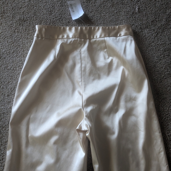 Jonathan Simkhai Satin Cropped Pants – Champagne – Size 2 – NWT - Picture 4 of 7